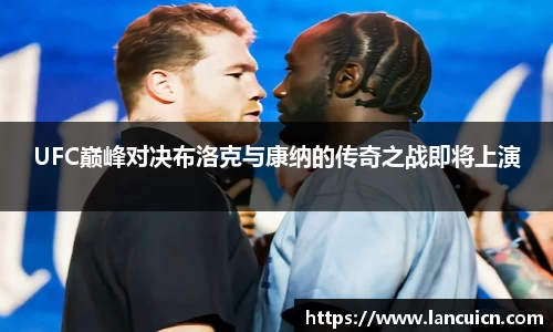 UFC巅峰对决布洛克与康纳的传奇之战即将上演